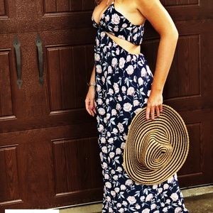 Floral maxi dress